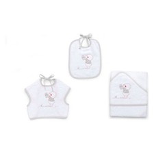 BEAR Grey Italbaby 3pc Sponge