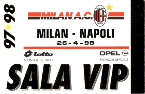 Biglietto stadio milan napoli - stadio,