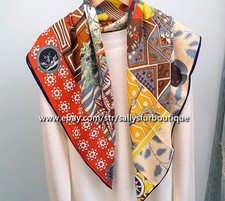 Sciarpa Sallys 70% cashmere e 30% seta stampa tribale stola doppio viso scialle 35"