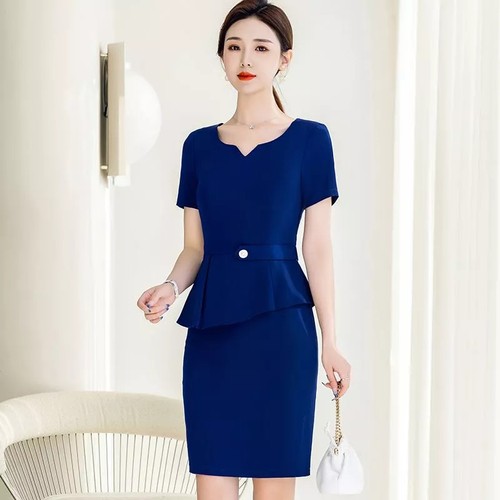 Tubino blu slim - tubino, elegante