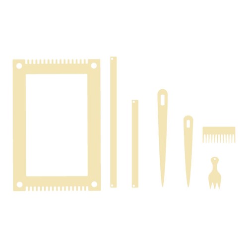 Kit telaio per tessitura - per,