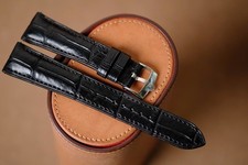 Cinturino Rolex nero fatto a