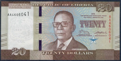 Liberia dollari 2016 - 2016,