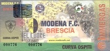 Biglietto stadio modena - f.c.,