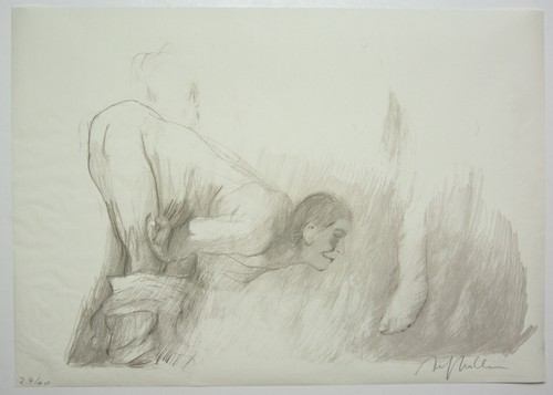 Alfred hridlicka litografia - hridlicka:,