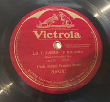 PASQUALE AMATO - FRIEDA HEMPEL - TRAVIATA Imponete - VICTROLA  89081