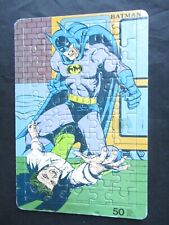 BATMAN PUZZLE MALIPIERO TRASFERGIOCHI 1978 GADGET DC COMICS no corno !!!