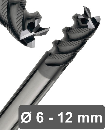 Fresa sgrossatrice vhm - sgrossatrice, denti