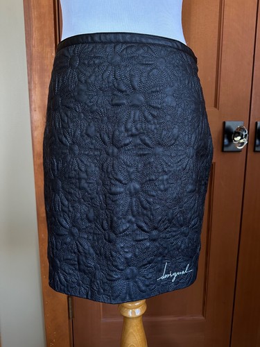 Gonna desigual nera - desigual, poliestere