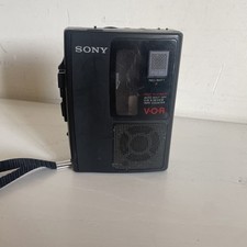 Vintage Sony TCM-S67V VOR Portable Cassette Tape Recorder Player