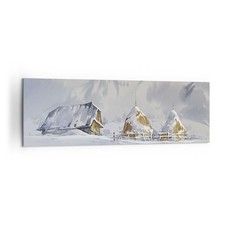Quadro su Tela 160x50cm Casa