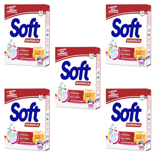 5pz detersivo soft marsiglia - 5pz,
