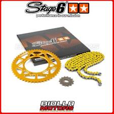 S6-2118833/YE KIT CATENA 13X53 - 420 STAGE6 ALU CNC GIALLO RIEJU MRX ENDURO 50CC