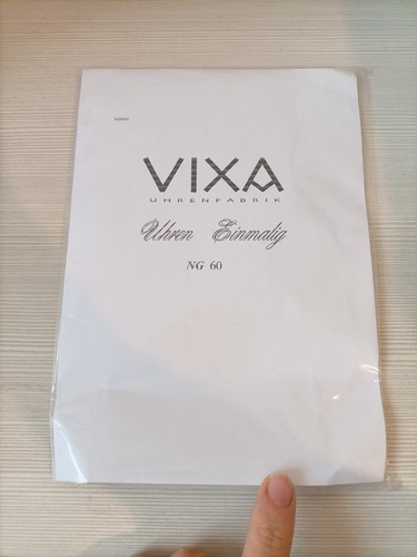 Vixa uhrenfabrik certificato - vixa,