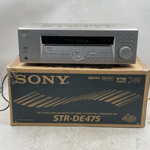 Sony amp str - sony, str-de475