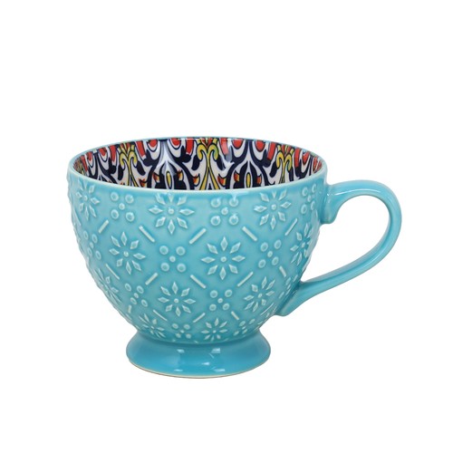 Blue mug 350ml - blue,