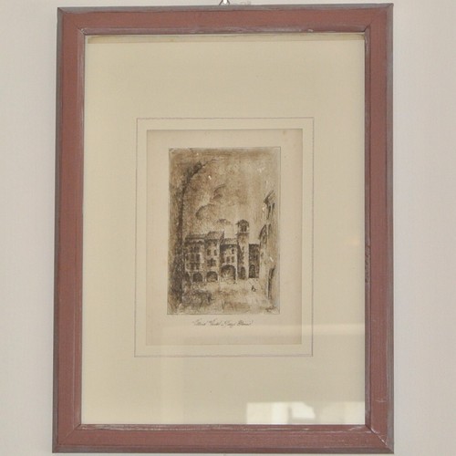 Quadro stampa antica - antica,, piazza