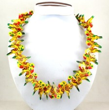 Collana in legno pappagallo
