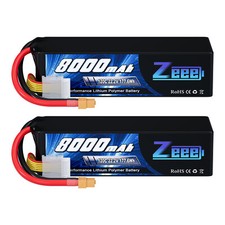 2x Zeee 6S 22.2V 8000mAh