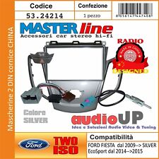MASCHERINA MONTAGGIO RADIO FORD FIESTA 2009> CORNICE X RADIO CINESI + ACCESSORI