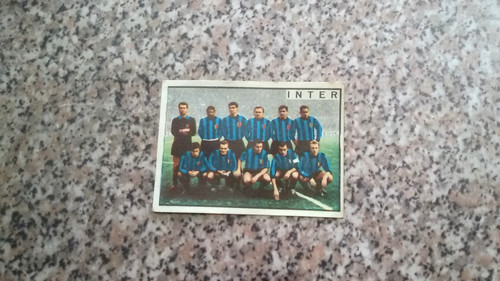 Figurina squadra inter album - figurina,