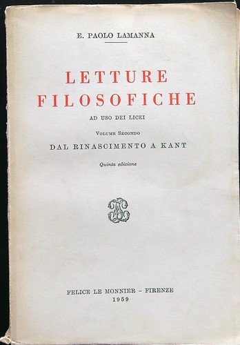 Letture filosofiche vol - letture, vol.2
