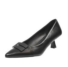 Gold & Gold Decolletè A Punta Con Tacco Medio Nero - Donna Scarpe Decolletè