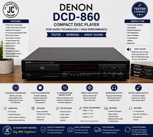 Denon dcd 860 lettore compact - lettore,