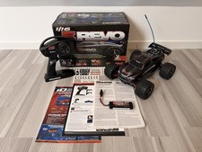 Traxxas E-Revo 1:16 RC Monster Truck rosso 2,4 GHz RTR batteria IMBALLO ORIGINALE