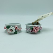 Set anelli tovagliolo rosa - 2,