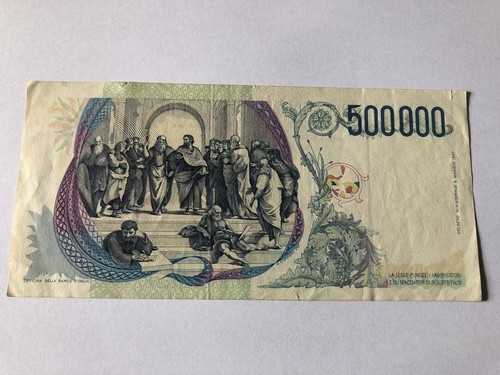 500000 lire raffaello - lire,