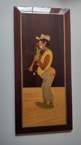 Quadro parete flauto clown - quadro,