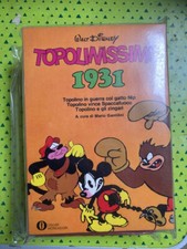 TOPOLINISSIMO 1930 e 1931 WALT DISNEY  IN COFANETTO MONDADORI - Ottimi