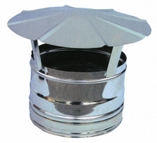 FUMAIOLO FISSO PER CANNA FUMARIA ACCIAIO INOX D.250MM SPEEDY 29 CINESE