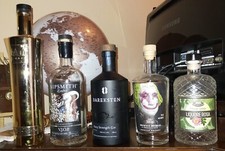 BOTTIGLIE DI GIN E ALTRI