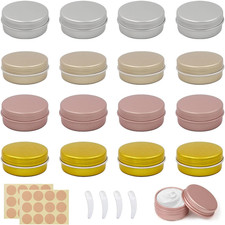 16 Pezzi Vasetti Alluminio