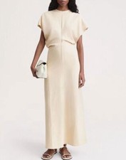 Abito donna girocollo vita bassa midi toteme