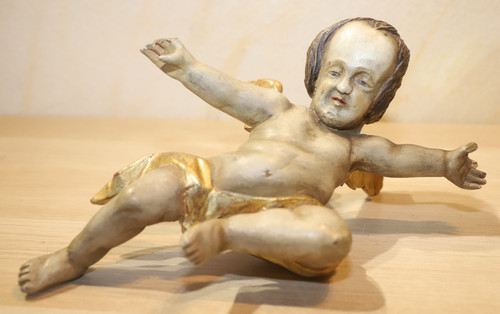 Antico angelo barocco putto - angelo,