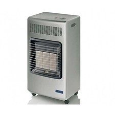 STUFA A GAS GPL PORTA BOMBOLA INFRAROSSI 4200KW OLIMPIA SPLENDID GRIGIA