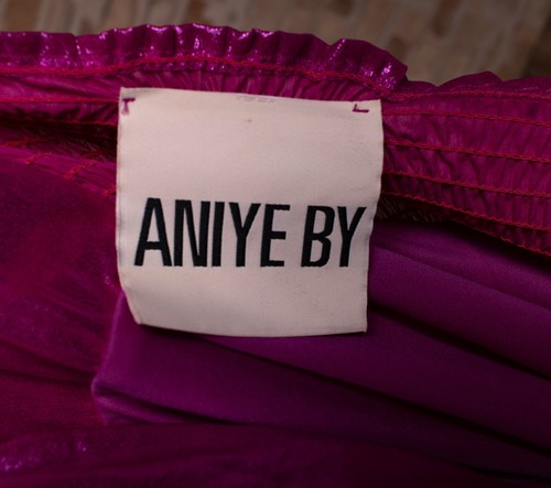 Abito corto aniye fucsia - by,