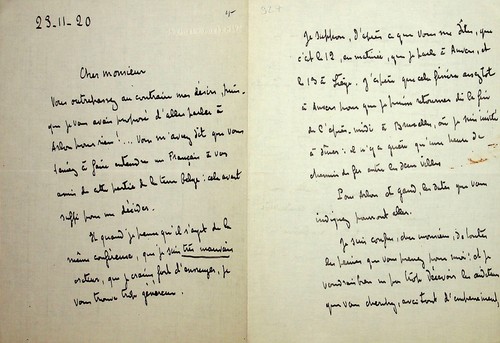 S pierre mille - ✒, l.a.s