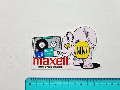 Adesivo maxell audio video - maxell,