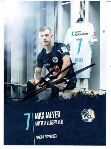 Cartolina max meyer fc - cartolina, 22/23