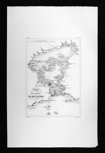 Debret brazil map baie de - brazil,