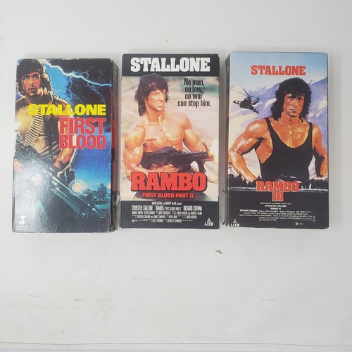 Sylvester stallone rambo vhs - sylvester,