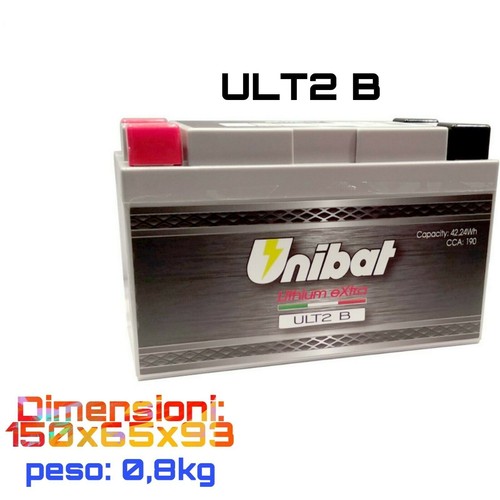 Batteria moto litio unibat - moto, a