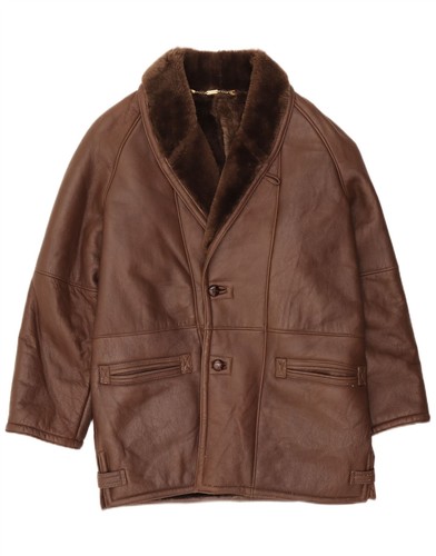 Giacca shearling uomo vintage