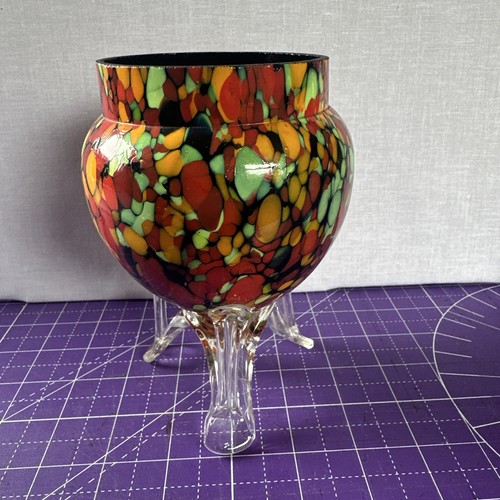 Vaso ciotola vetro soffiato - vaso/ciotola, in