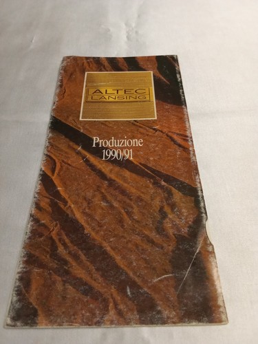 Catalogo diffusori altec - catalogo,
