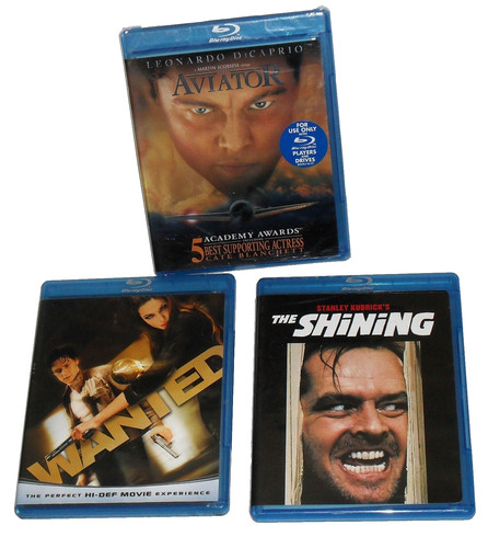 Lot blu ray - 3, dvds